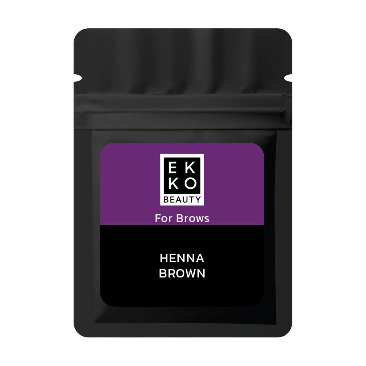 Хна для брів Ekko Beauty For Brows Henna, Brown, 7 г (зіп-саше)