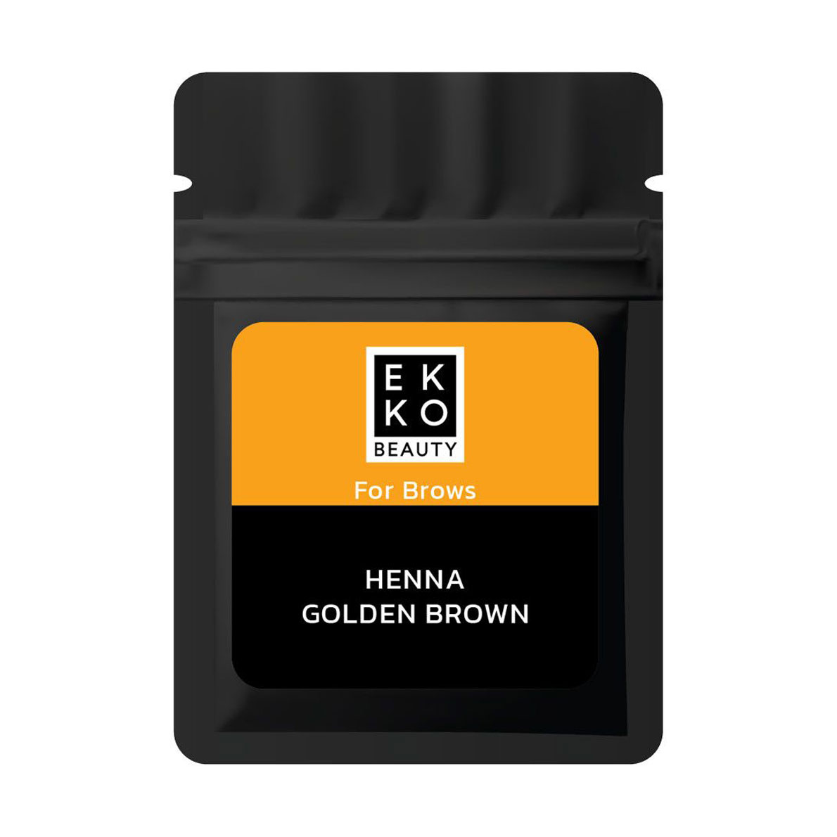 Хна для брів Ekko Beauty For Brows Henna, Golden Brown, 7 г (зіп-саше)